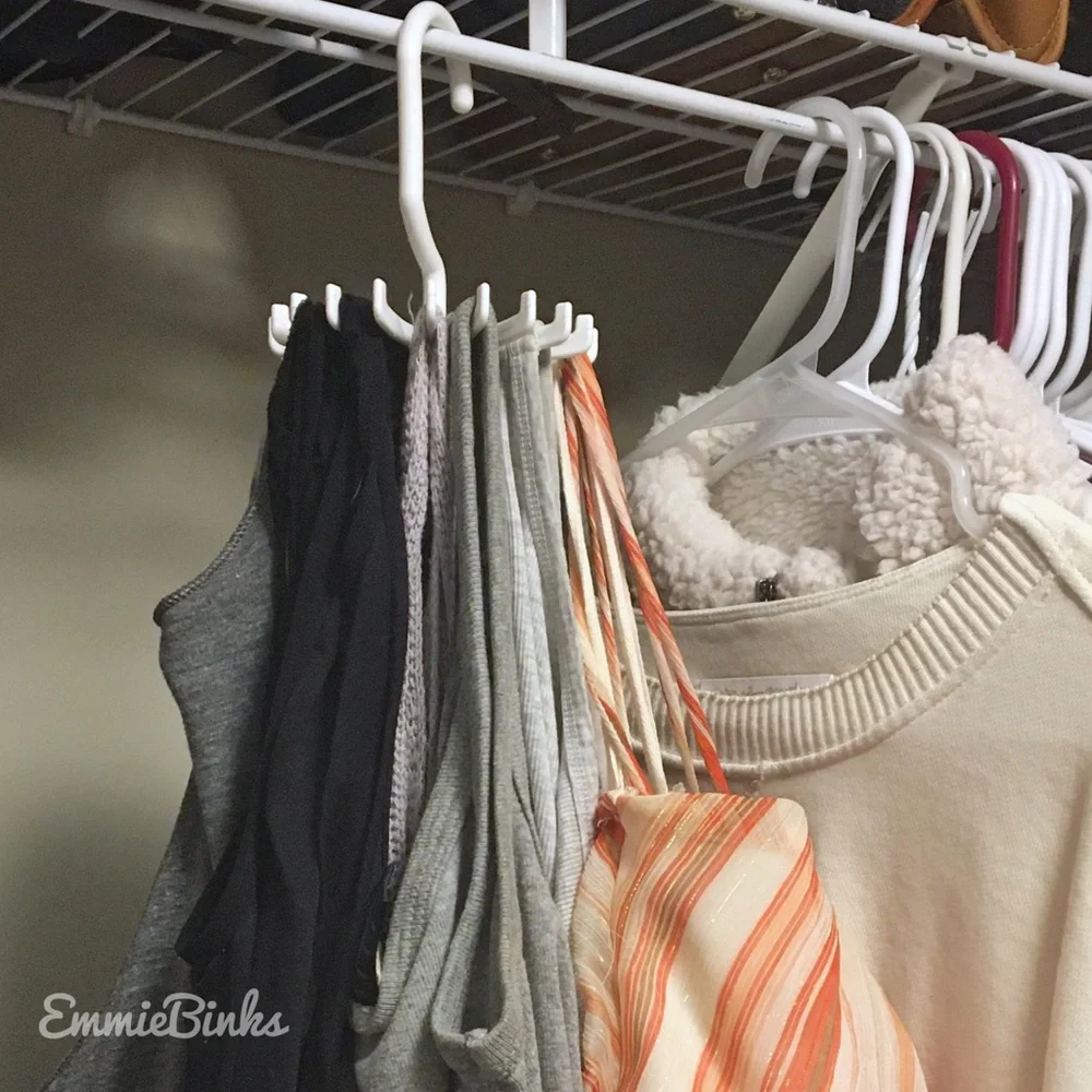New 1 Piece Closet Organizer - Hanging Closet Organization Pieces Scarf Ties